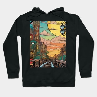 Vintage Train Track Hoodie